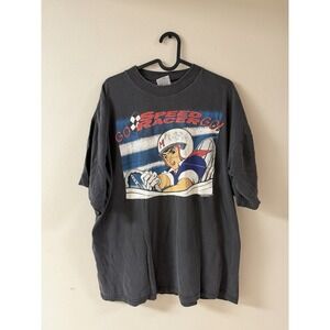 Vintage Speed Racer Shirt Mens XL Black 1993 Anime Stanley Desantis Tee 90s